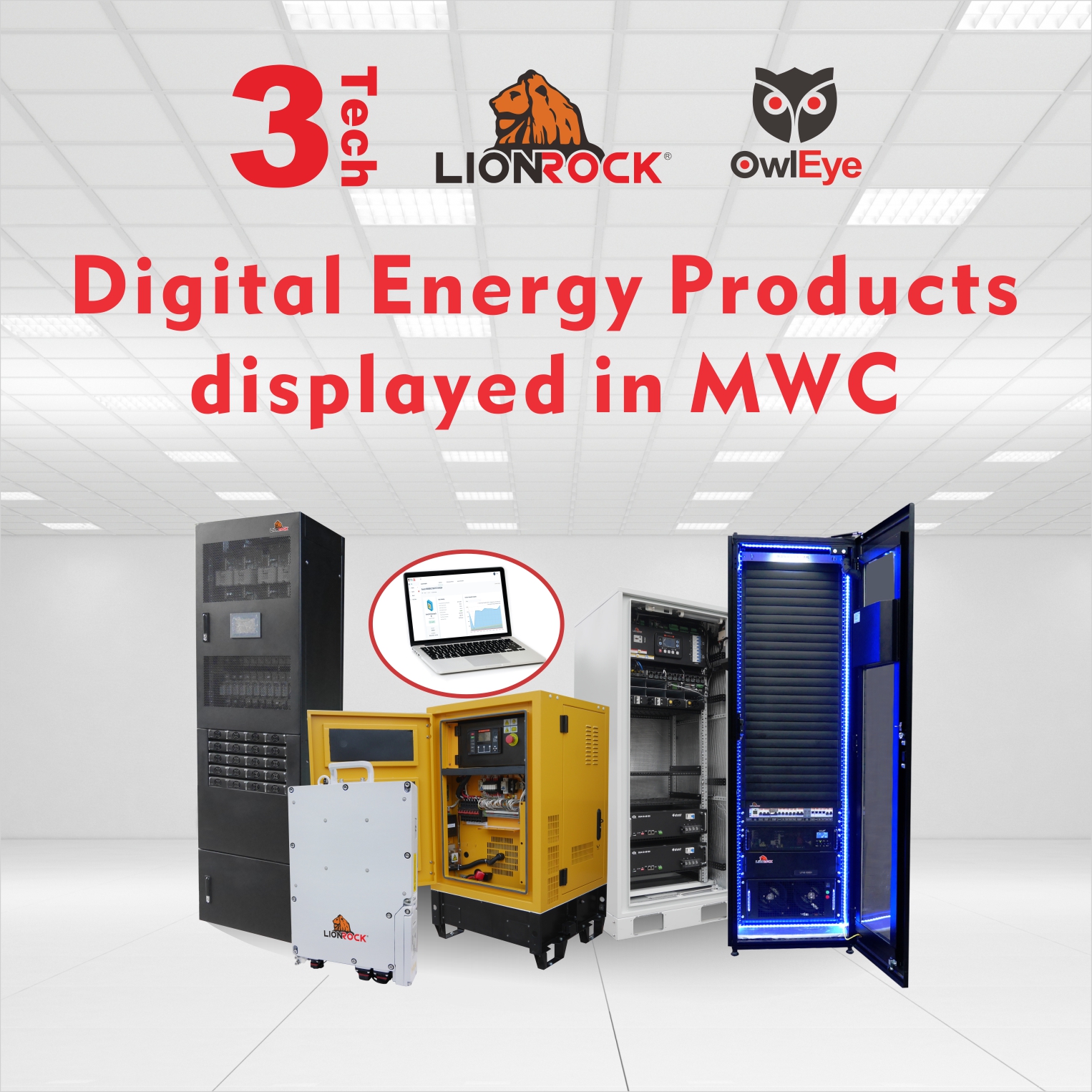 Digital Energy Products displayed in MWC,Projects,NEWS,3TECH